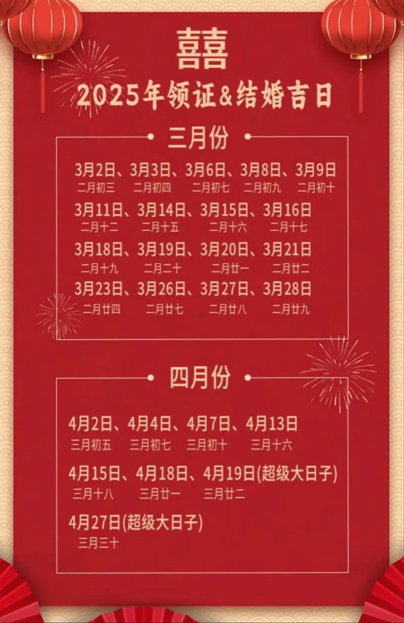 生肖屬馬2025年10月訂婚黃道吉日一覽表