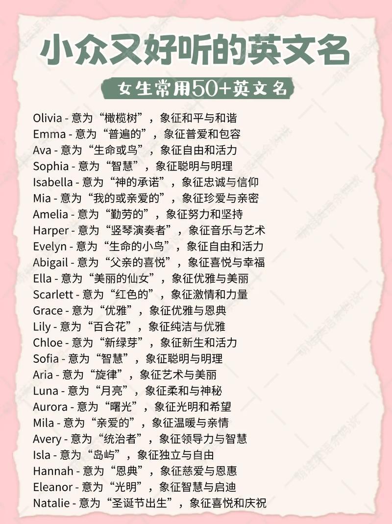 女生簡短好聽昵稱