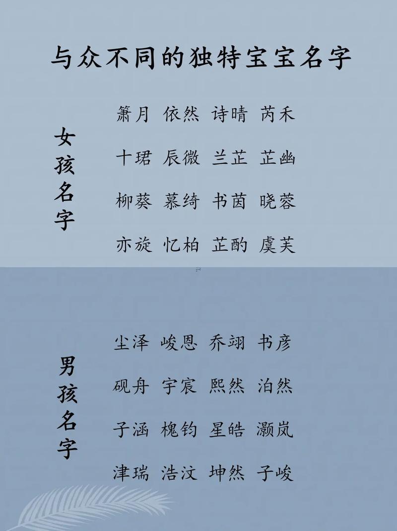 怎樣給寶寶取名