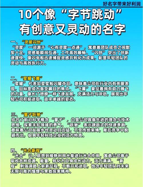 創(chuàng)意響亮的團隊名字2025