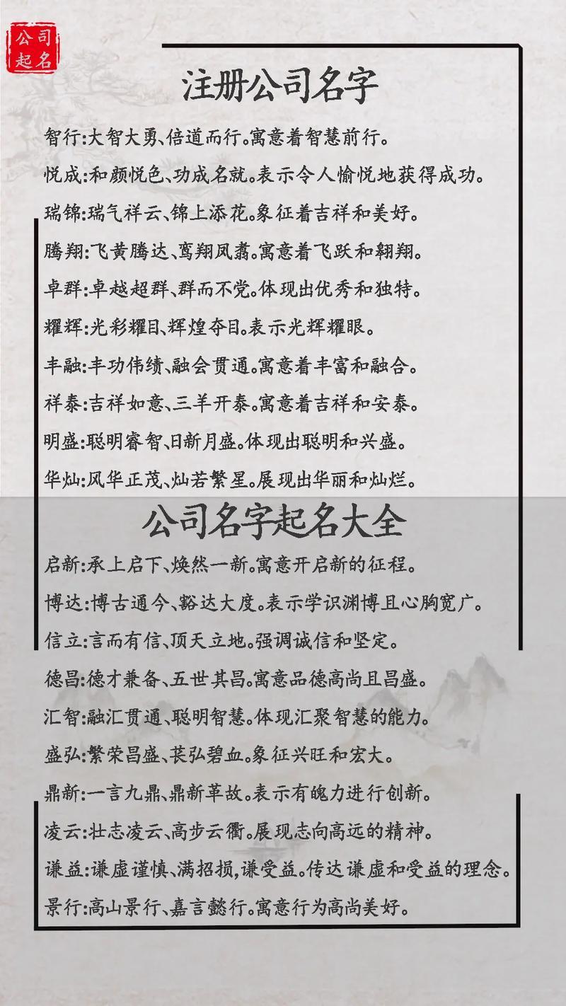 網(wǎng)絡(luò)公司起名